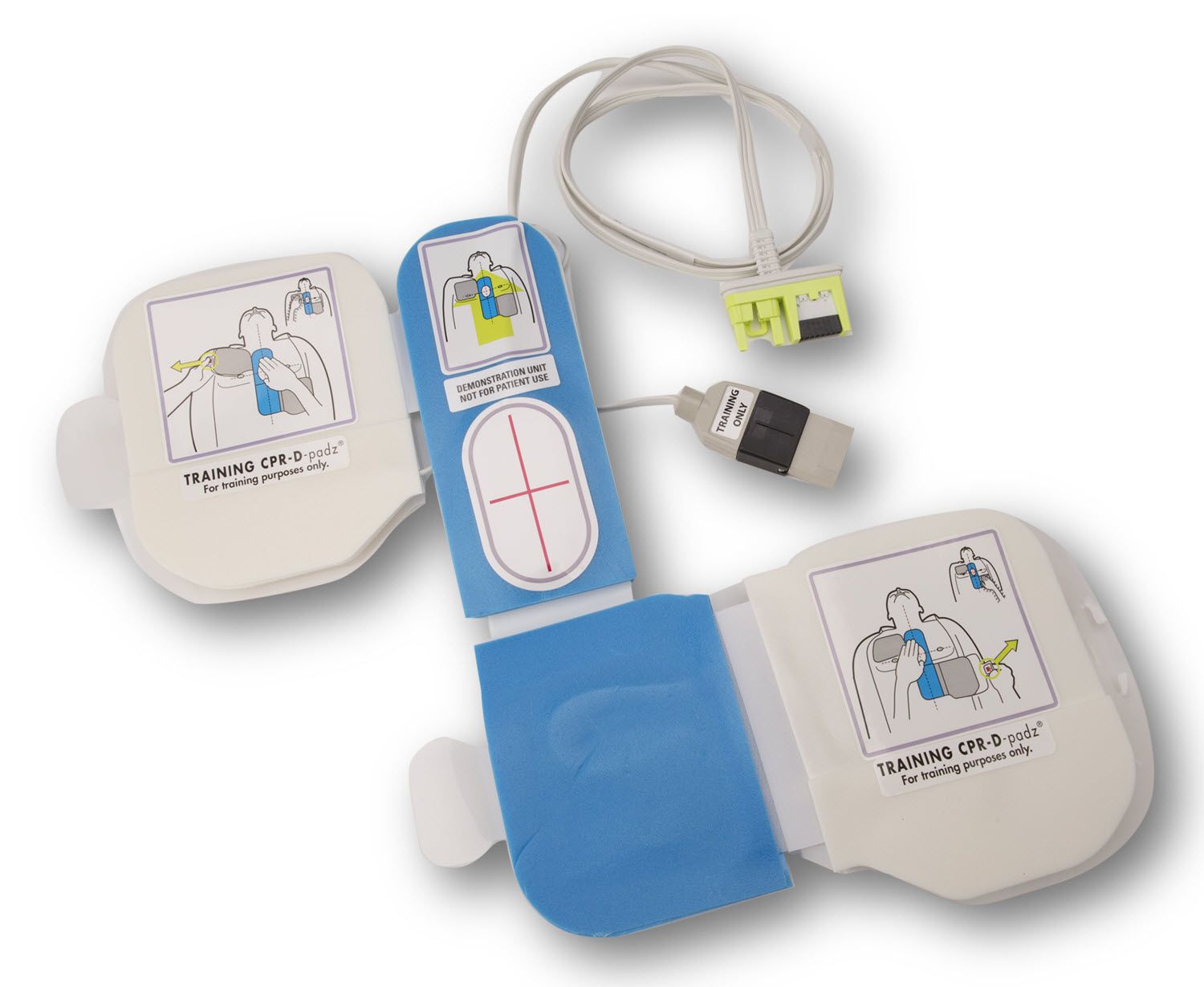 Zoll CPR-D Demo Electrodes With Cable 8900-5007 Zoll CPR-D Demo Electrodes With Cable 8900-5007